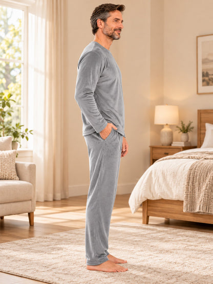 Men's Velvet Pajama Set