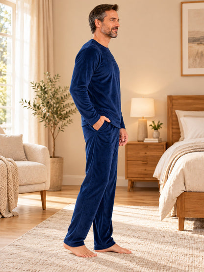 Men's Velvet Pajama Set
