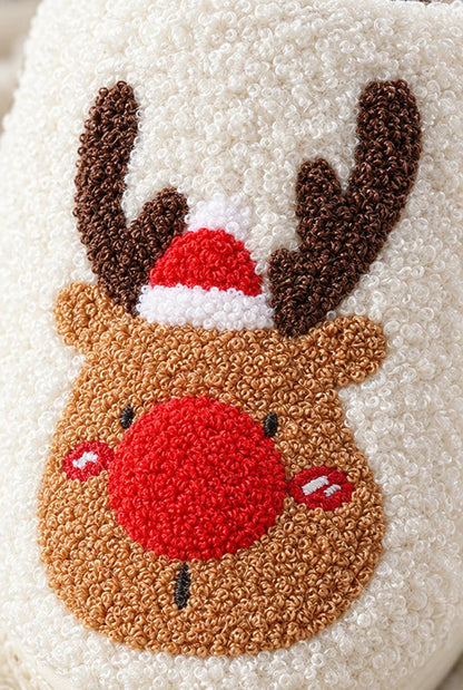 Unisex Reindeer Character House Slippers