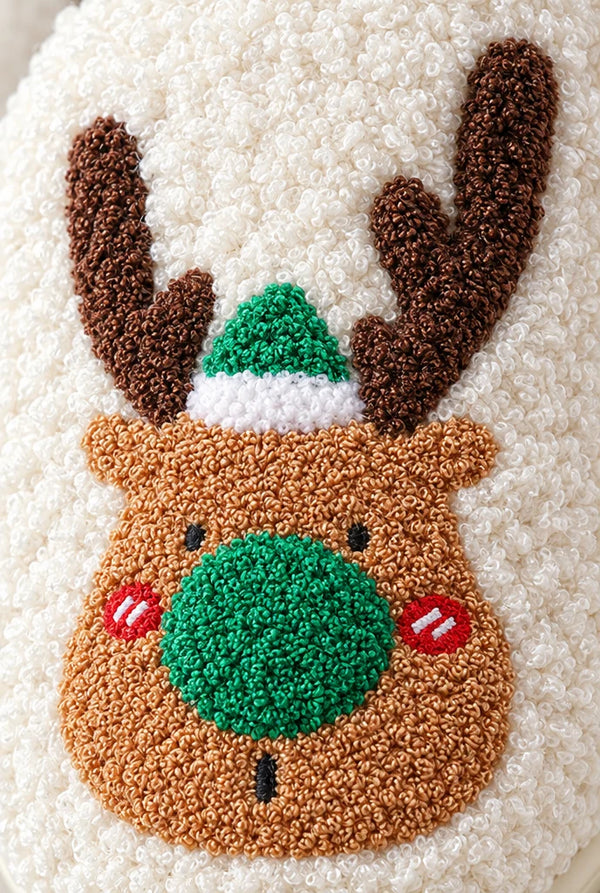 Unisex Reindeer Character House Slippers