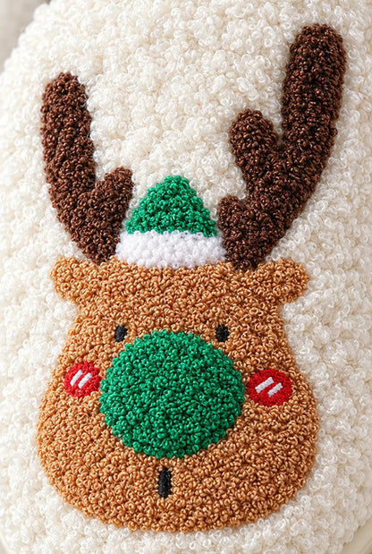 Unisex Reindeer Character House Slippers