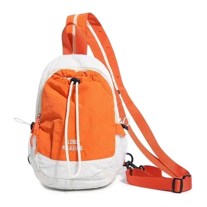 Unisex Mini Backpack with Drawstring Closure