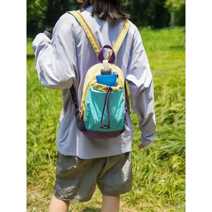 Unisex Mini Backpack with Drawstring Closure