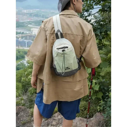 Unisex Mini Backpack with Drawstring Closure