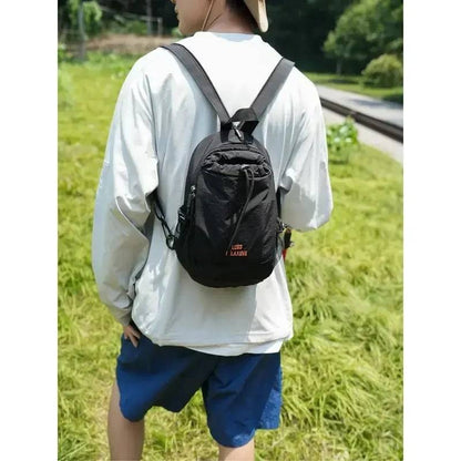 Unisex Mini Backpack with Drawstring Closure