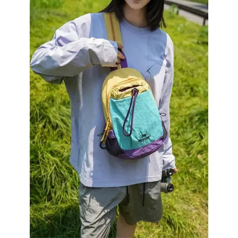 Unisex Mini Backpack with Drawstring Closure