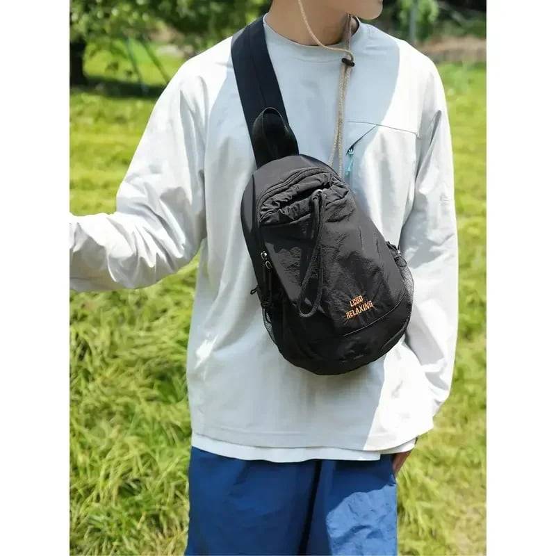 Unisex Mini Backpack with Drawstring Closure