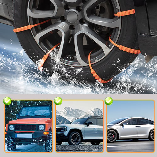 Emergency Tire Traction Straps