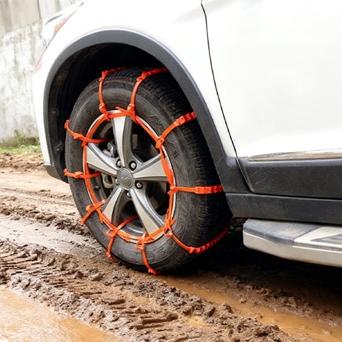 Emergency Tire Traction Straps