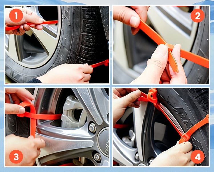 Emergency Tire Traction Straps