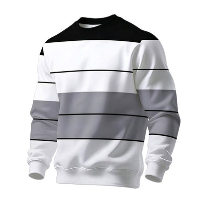 Men's Striped Crewneck Pullover