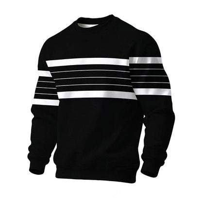 Men's Striped Crewneck Pullover