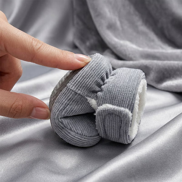 Baby Fleece Booties with Soft Soles