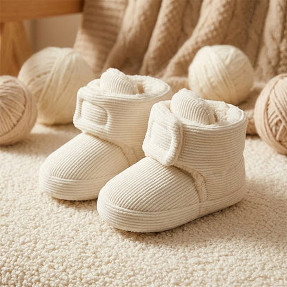 Baby Fleece Booties with Soft Soles