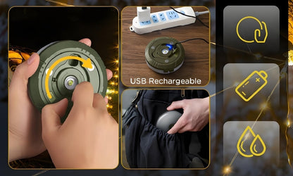 Portable Retractable Camping String Lights