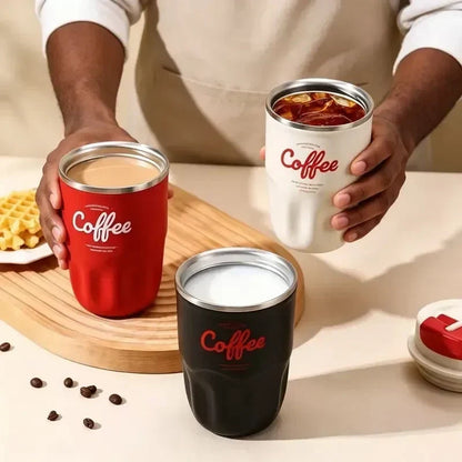 Portable Coffee Cup with Temperature Display