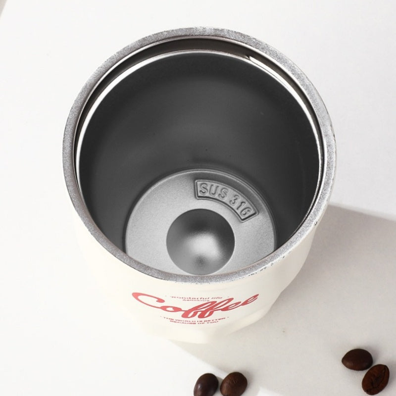 Portable Coffee Cup with Temperature Display