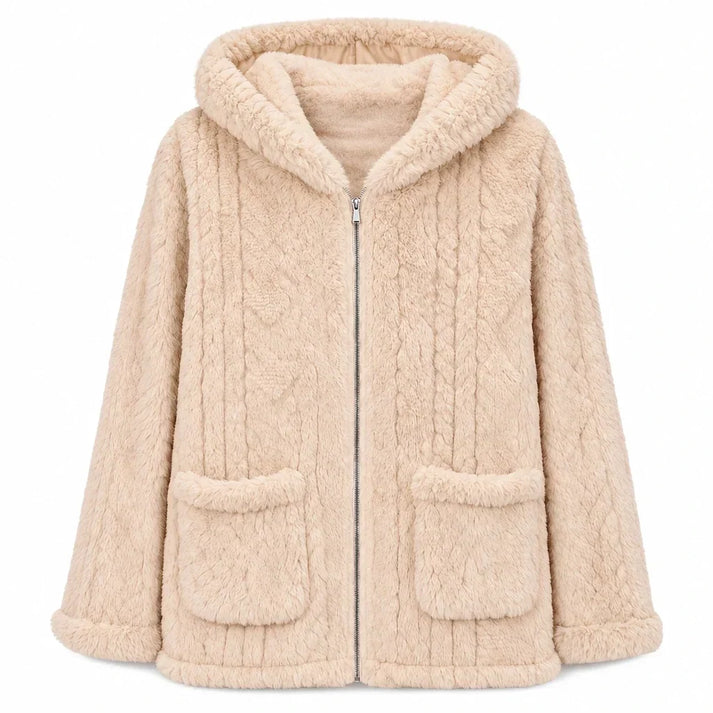 Women's Hooded Fleece Zip-Up Jacket