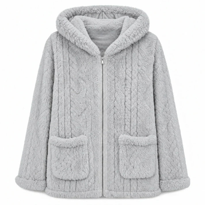 Women's Hooded Fleece Zip-Up Jacket