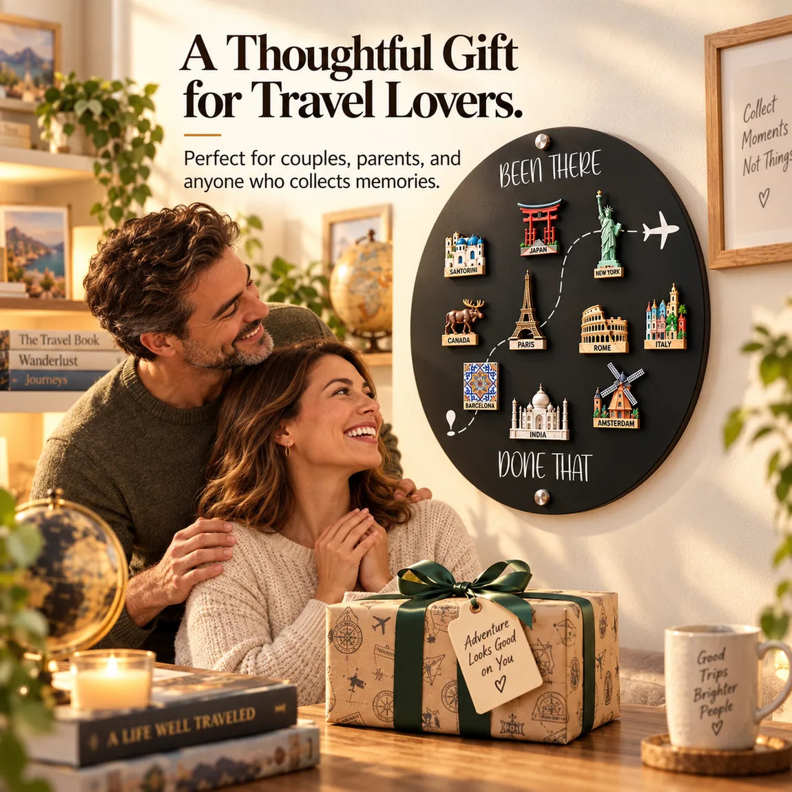 Travel Souvenir Magnet Display Board