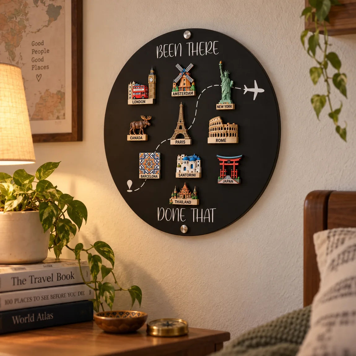 Travel Souvenir Magnet Display Board