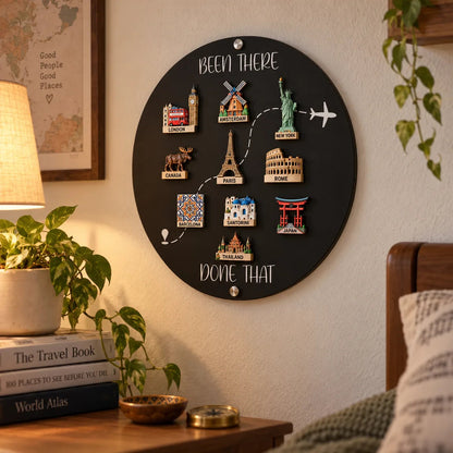 Travel Souvenir Magnet Display Board