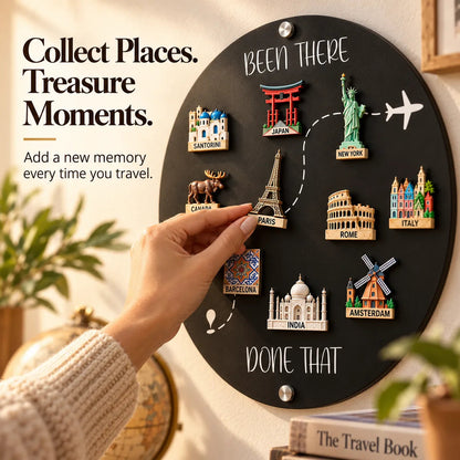 Travel Souvenir Magnet Display Board