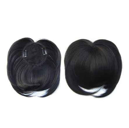 Breathable Human Hair Natural-Look Crop Topper