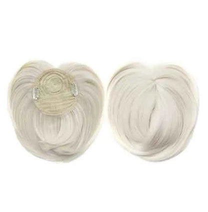 Breathable Human Hair Natural-Look Crop Topper