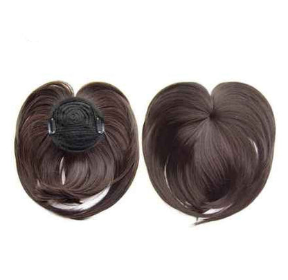 Breathable Human Hair Natural-Look Crop Topper