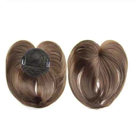 Breathable Human Hair Natural-Look Crop Topper