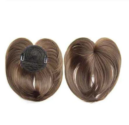 Breathable Human Hair Natural-Look Crop Topper