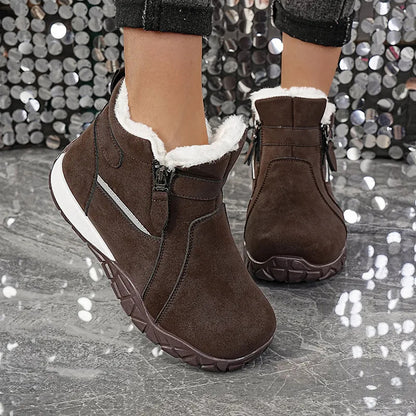 Women's Ankle Boots with Side Zippers