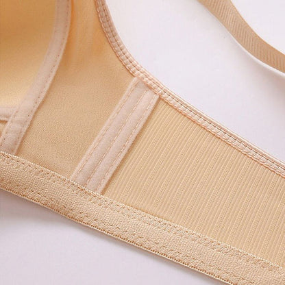 Women's Bra with Pleated Cup Design