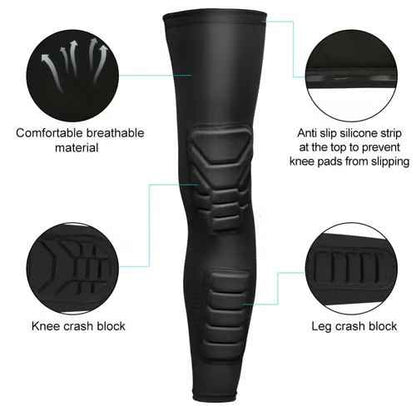 Men’s Knee and Thigh Padded Compression Sleeve