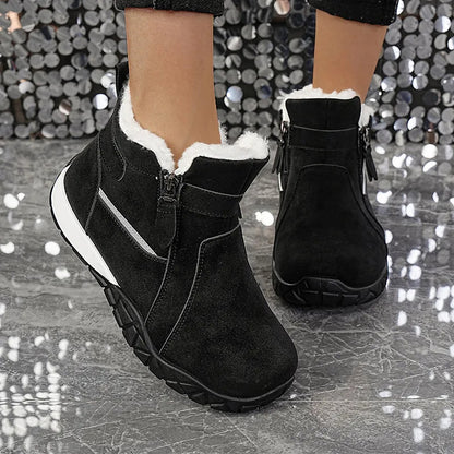 Women's Ankle Boots with Side Zippers