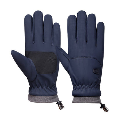 Touchscreen Gloves with Fleece-Lined Cuffs