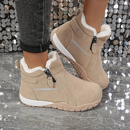 Women's Ankle Boots with Side Zippers