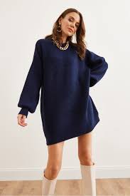 Women's Relaxed Knit Sweater Dress
