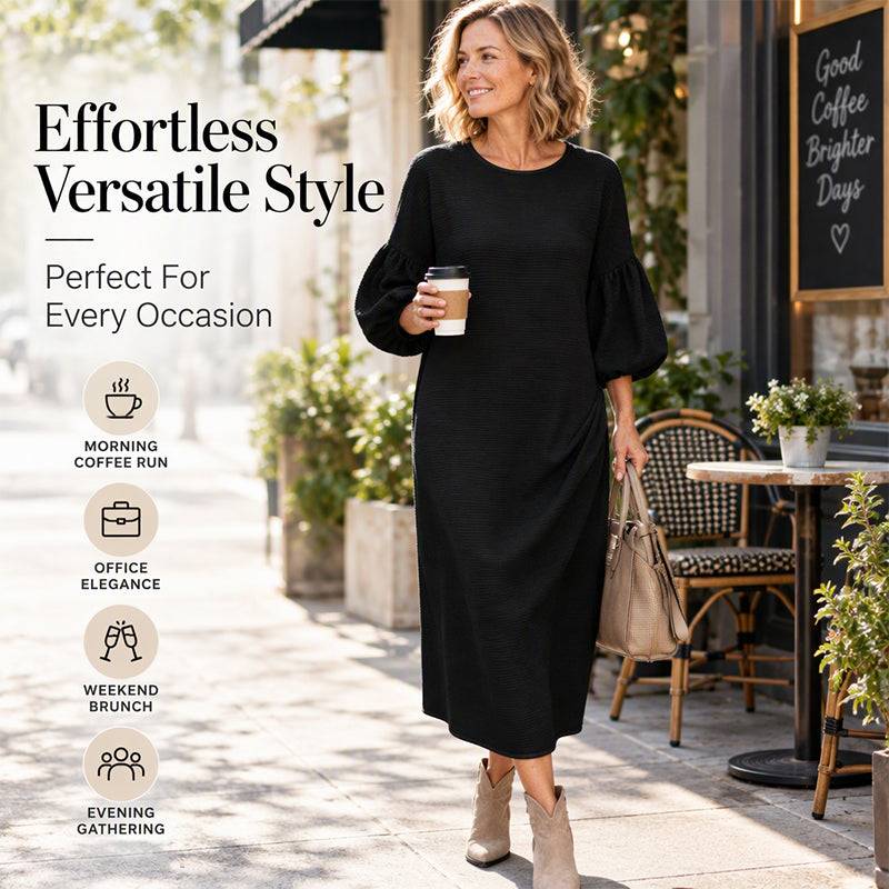 Women's Textured Knit Dress