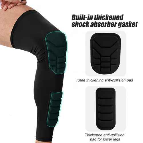 Men’s Knee and Thigh Padded Compression Sleeve