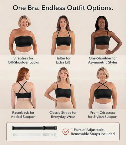 Women's Strapless Bandeau Bra