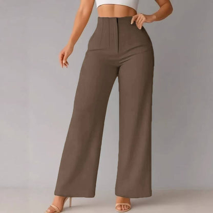 Women's High-Waisted Wide-Leg Pants