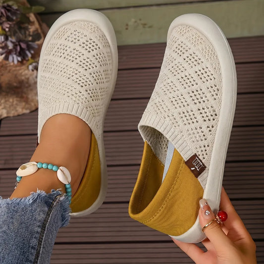Women's Knit Slip-On Walking Shoes