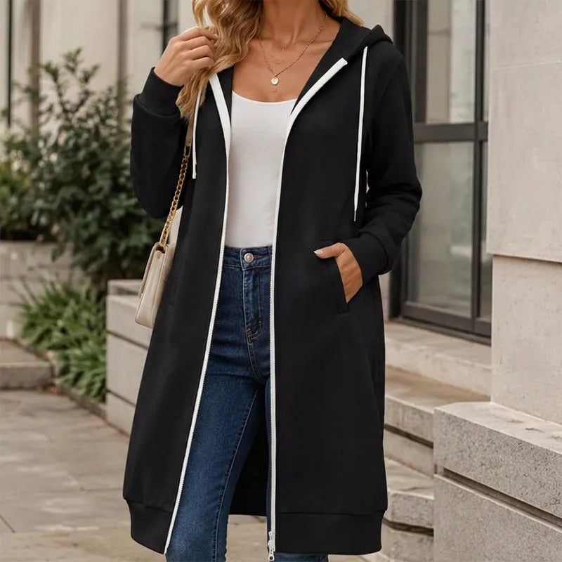Women's Hooded Zip-Up Sweatshirt