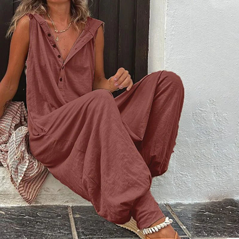 Women's Sleeveless Jumpsuit