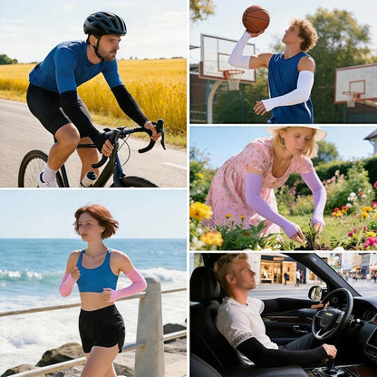 Unisex UPF 50+ Cooling Arm Sleeves