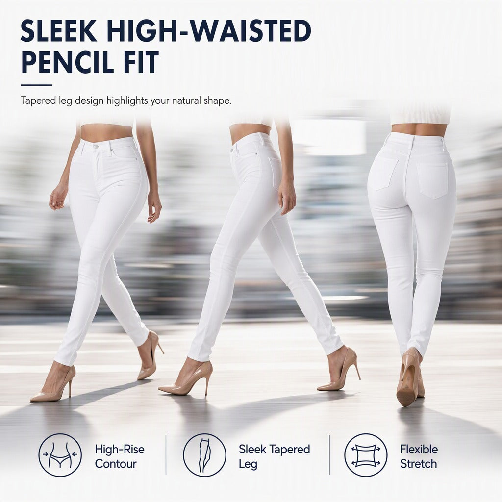 Women's High-Waisted Skinny Jeans