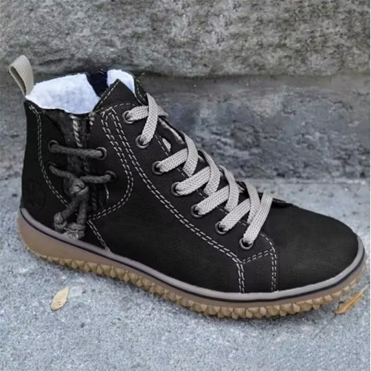 Women's Lace-Up Ankle Sneakers