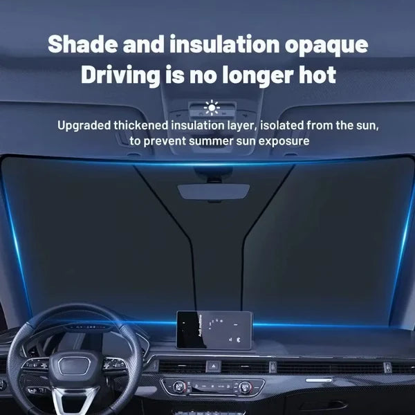Foldaway Car Windshield Sun Shield